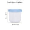 1pc Double Layer Vegetables Sealed Keeper Fresh Storage Box With Drain Basket Refrigerator Use Draining Crisper Strainers Container