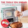 Everyday Stainless Steel Bread Maker up to 1.5lb Loaf, Programmable, 12 Settings + Gluten Free & Automatic Filling Dispenser