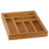 Expandable Kitchen Utensils Drawer Organizer  For Bamboo Flatware Organizer