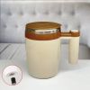 Fully Automatic Stirring Cup 380ml; Portable Rechargeable Coffee Milk Mixed Magnetic Water Cup; Small Kitchen Appliances